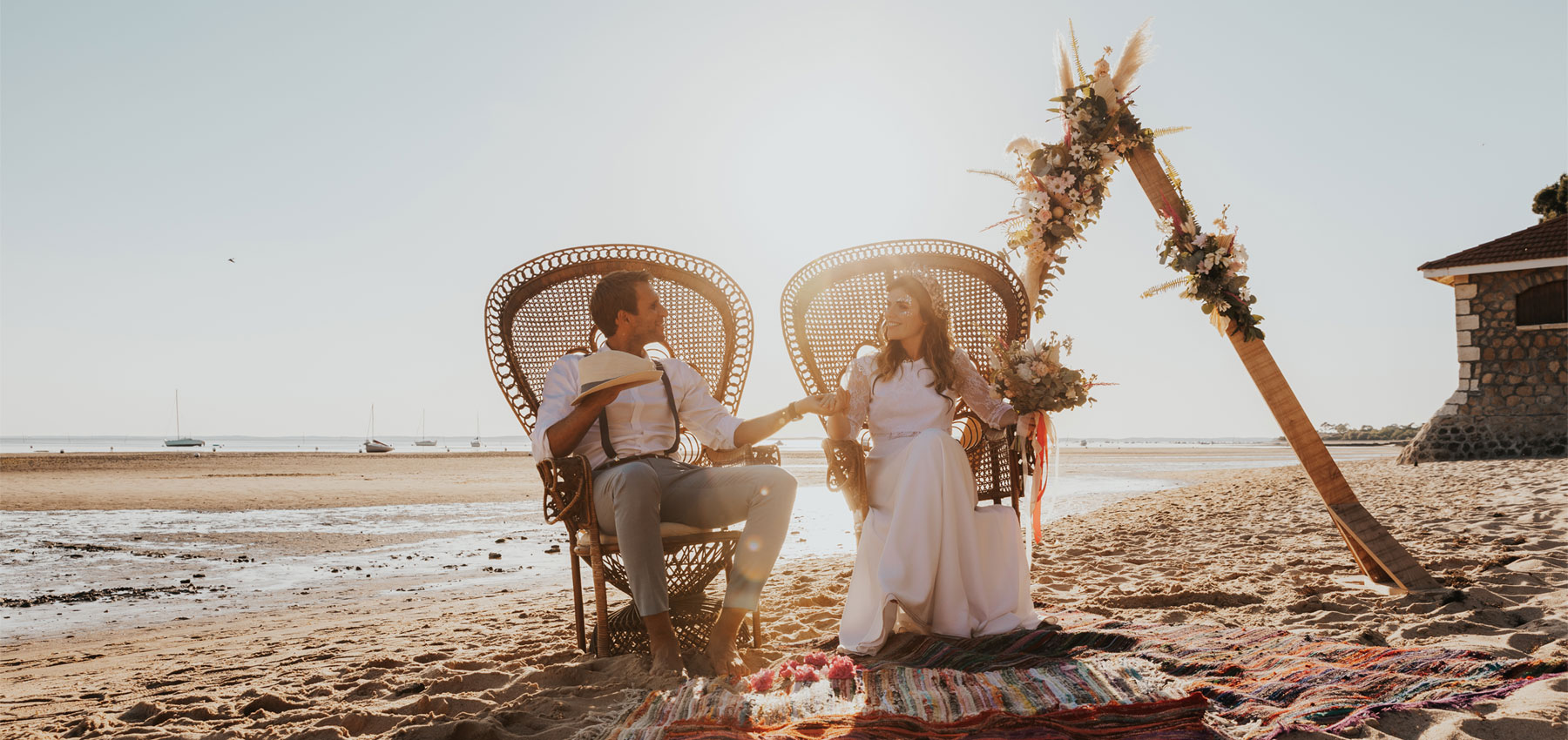 Cérémonie au bord de la mer
